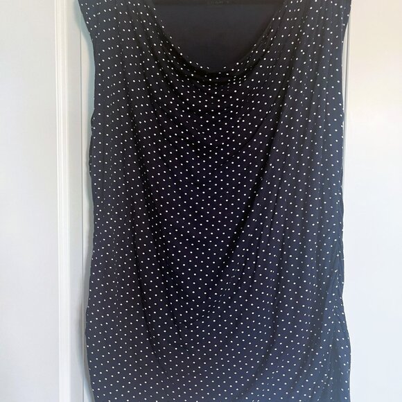 ody Flirt Polka Dot Knit Top – Size 1X – Navy Blue – Viscose – Made in Europe - Picture 6 of 6